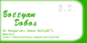 bottyan dobos business card